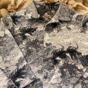 NWT Rebel Vengeance Tapestry Jacket Men's Size L Black